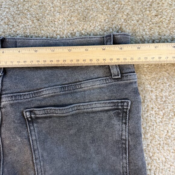 Madewell Jeans Womens Size 29P Petite Kick Out Full Length Denim Ankle Slit F631 - Picture 12 of 16